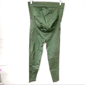 BLANQI Everyday Maternity Legging Size Large Army Green